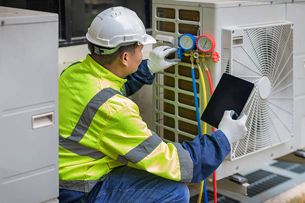 Professional Hvac technician working in Huntington Station, NY